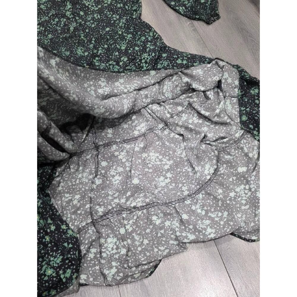 Zara The Angel Prairie Floral Midi Dress boho cottagecore Green Medium A005893 - Picture 8 of 11